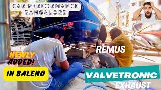 REMUS VALVETRONIC EXHAUST IN BANGALORE  SOLD BY CAR PERFORMANCE  DOUBLE TIP SUPER LOUD EXHAUST