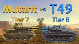 WOT Blitz Face Off  Mutant vs T49