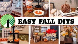 Dollar Tree FALL DIY HOME DECOR  EASY Budget Friendly FALL CRAFTS