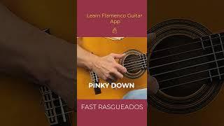 Flamenco Guitar Technique-Fast Rasgueados with Learn Flamenco Guitar App