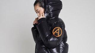 WOMENS ARCTIC ARMY PUFFER - MATTE BLACK GLOSS