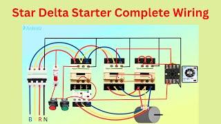 Star Delta Starter Control Wiring   Complete Star Delta Wiring Diagram Explained