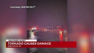 Tornado causes damage in Kentucky