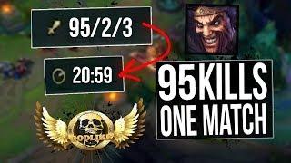 95 Kills INSANE Game - Best Draven World - Vincents Draven - League of Legends Best Moments