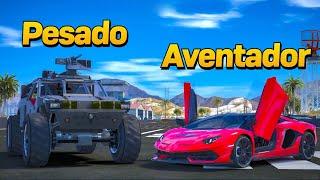 Usamos Un Tanque Pesado Para Hurtar Un Aventador SVJ