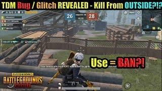 Crazy PUBG Mobile TDM Glitch  Bug - KILL FROM OUTSIDE?? DO NOT USE THIS - Thanks to RK Gaming