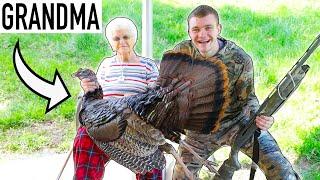 Turkey Hunting Catch & Cook with 147 Year Old Grandma