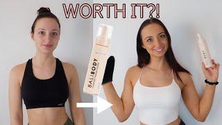 TRYING OUT BALI BODYS NEW CLEAR SELF TAN  BALI BODY CLEAR SELF TAN HONEST REVIEW + DEMO