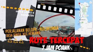 Rute tercepatalternatif Belopa-Bulukumba Desa Singa Kec.Herlang  Di-Info