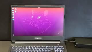 Eurocom Nightsky ARX15 Loaded with Ububtu 20.04