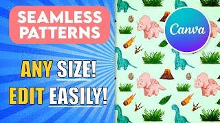 EASY Seamless Patterns in Canva