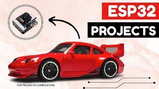 This Tiny Porsche 993 GT2 has a Camera +14 ESP32 projects