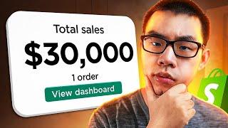 $30000 With 1 Order  How To Find $1000000 High Ticket Niches