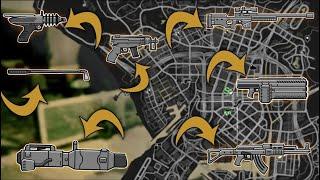 GTA 5 - All Secret and Rare Weapon Locations Alien Gun Up-n-Atomizer & more