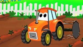 car wash  kids cartoon car compilation  tractor