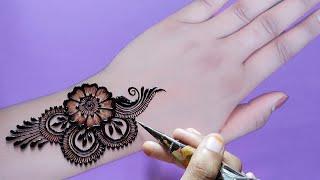 Easy mehndi design  simple backhand mehndi design  mehndi design  mehndi