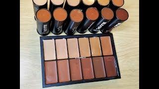 How to Depot Black Opal stick foundations