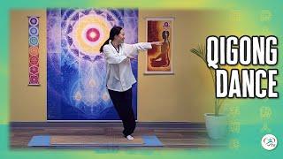 Easy Qigong Dance for Stress Relief  Body & Brain Under 10 Minute Routines
