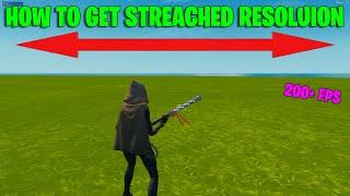 How To Get STRETCHED RESOLUTION in Fortnite on PC ️