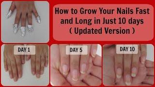 How to Grow your nails really fast and long in just 10 days  Updated Version   Mamtha Nair