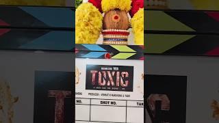 TOXIC Muhurta video #TOXICManiaBegins #toxicthemovie #rockingstaryash #yashboss #trending #shorts