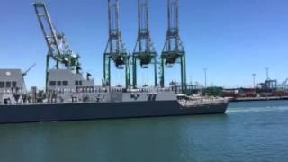 Navy Days LA - Arrival of USS Halsey DDG 97