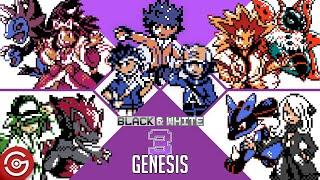 All Post Game Fights  Pokemon Black & White 3 Genesis