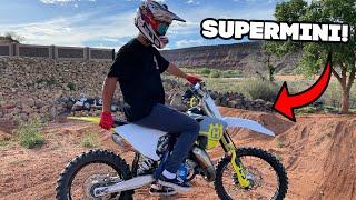 Sending BIG jumps on SUPERMINI 105cc