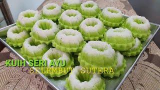 Cara Buat Kuih Seri Ayu Selembut Sutera  Kuih Puteri Ayu  Apam Kukus Seri Ayu