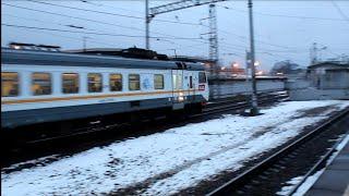 ЭЛЕКТРОПОЕЗД ЭД4М-0479 ОТПРАВЛЯЕТСЯ СО СТАНЦИИ ГОЛИЦЫНОELECTRIC TRAIN ED4M-0479 ON GOLITCINO STATIO