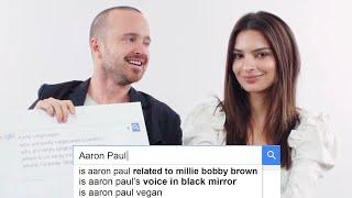 Aaron Paul & Emily Ratajkowski Answer the Webs Most Searched Questions  WIRED