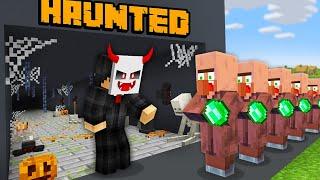 Minecraft but I Open a Haunted House