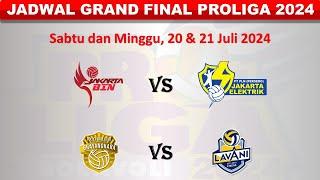 Jadwal Grand Final Proliga 2024 Hari Ini │ Jakarta BIN vs Jakarta Elektrik PLN │ Sabtu 20 Juli 2024