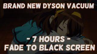 New Retro Dyson Vacuum Cleaner ASMR 7 HOURS  Fade to Black Screen White Noise