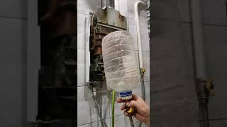 Как почистить газовую колонку не снимая радиатор