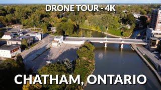 4K Drone Flight Over Chatham Ontarios Stunning Landscapes