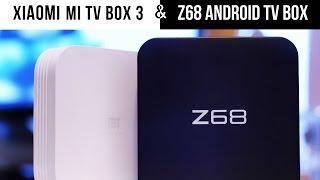 Сравнение ТВ-приставок Xiaomi Mi TV Box 3 Enhanced и Z68 Android TV Box