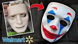 How to Turn a Walmart Mask Into The Joker - DIY