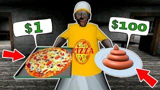 Granny vs Expensive Pizza vs Cheap Pizza - funny horror animation parody p.135