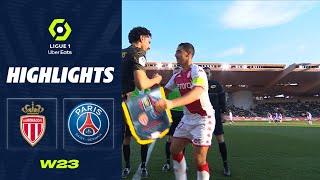 AS MONACO - PARIS SAINT-GERMAIN 3 - 1 - Highlights - ASM - PSG  2022-2023