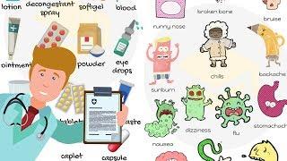 Common Diseases and Different Types of Doctors  Health Vocabulary in English