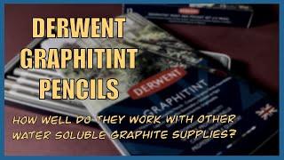 HOW TO USE  Derwent graphitint pencils and review