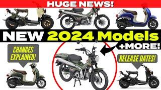 New 2024 Models Released Motorcycle & Scooter Lineup Announcement Review