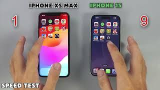 iPhone 15 vs iPhone XS Max  Speedtest & Camera Comparison