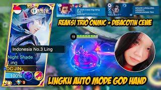 LING KU DI BACOTIN CEWE + TRIO OPEN MIC AKHIRNYA PADA KAGET WKWK  MOBILE LEGENDS