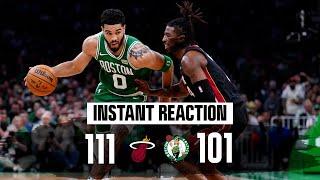 INSTANT REACTION Celtics blow Game 2 against the Heat Series tied 1-1