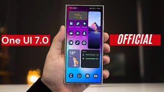 Samsung One UI 7.0 Android 15 - FINALLY Its OFFICIAL 