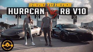 Head to Head LAMBORGHINI HURACAN VERSUS AUDI R8 - Updated Review 2023