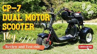 Everything You Need to Know About CP-7 Electric Scooter Three Wheel Dual Motor Citycoco Scooter