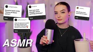 ASMR Q&A  answering all your questions